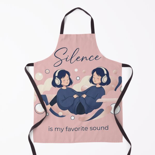 Item preview, Silence Is My Favorite Sound – Calm Introvert Design designed and sold by Quiet Mode Studio.
