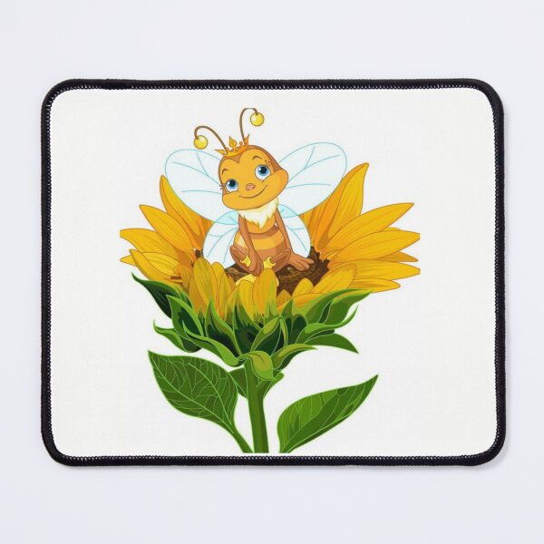 Item preview, Queen Bee on Sunflower – Golden Summer Vibes designed and sold by HALYNA070824.