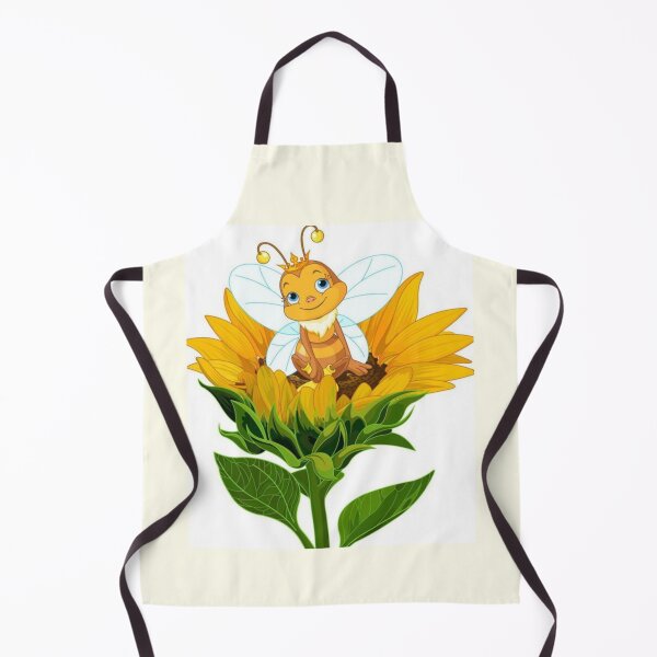Item preview, Queen Bee on Sunflower – Golden Summer Vibes designed and sold by HALYNA070824.