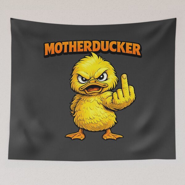Item preview, Motherducker Funny Rude Duck Cartoon – Offensive Meme Animal Design designed and sold by AuraloomAtelier.