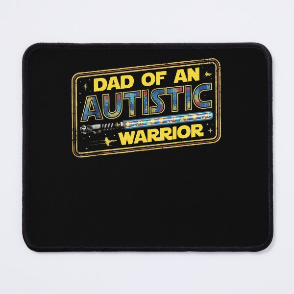 Item preview, Dad Of An Autistic Warrior Autism Awareness Dad Fathers Day designed and sold by KAWKAW-DRHM.