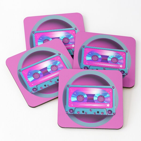 Item preview, Neon Retro 80s – Design 07 Retro 80s Neon Cassette Tape designed and sold by NK-Studios .