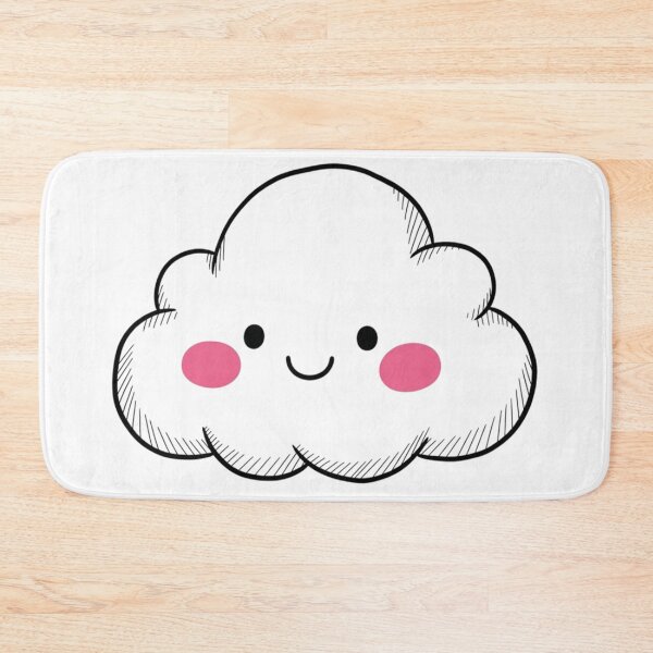 Item preview, Cute Smiling Cloud Cartoon Sticker designed and sold by momoshome.