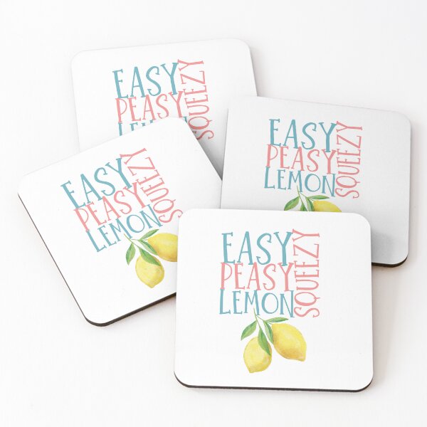 Item preview, Easy Peasy Lemon Squeezy - Summer Lemon Design designed and sold by SparkLuxe.