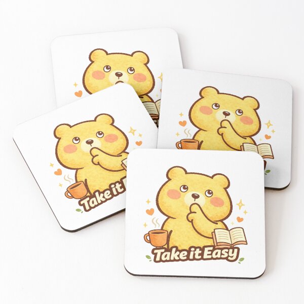 Item preview, Cute Kawaii Bear Design – Take it Easy Cozy Relax Aesthetic Gi designed and sold by yuki22222.