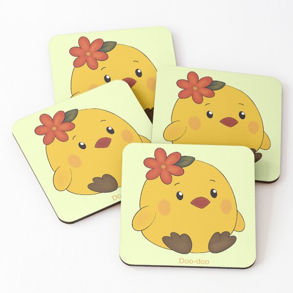 Item preview, Adorable Yellow Chick with Floral Accessory designed and sold by Senorona.