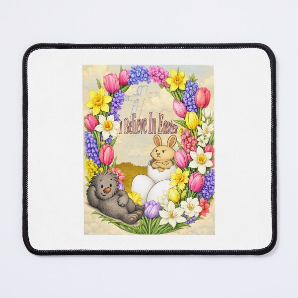 Item preview, I Believe In Easter – Reggie and Dean Easter Gifts and Cards designed and sold by TortoiseHeadPub.