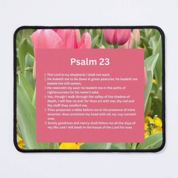 Item preview, Psalm 23 tulip background designed and sold by happytraveller1.