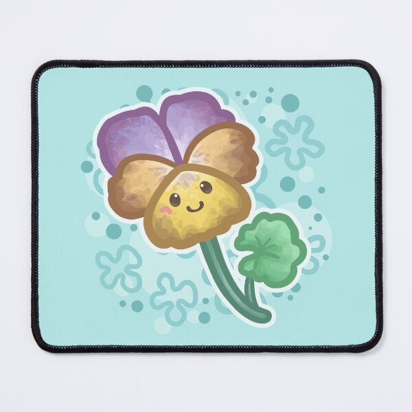 Item preview, Pansy Flower with Smiley Face designed and sold by Khotekmei.