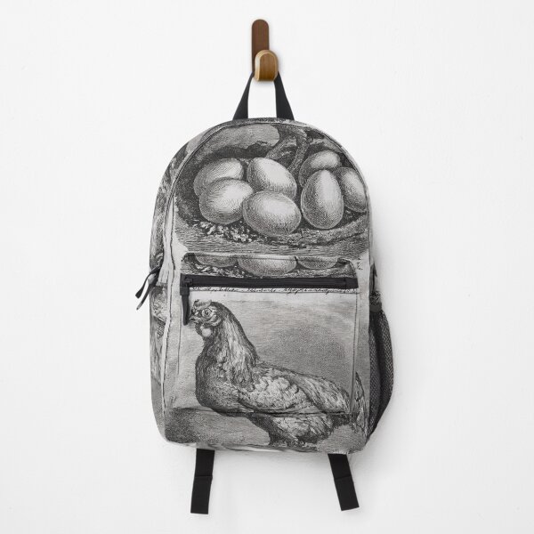 Item preview, Vintage Chicken With Eggs Engraving Farm Nature Illustration designed and sold by VISO-art.