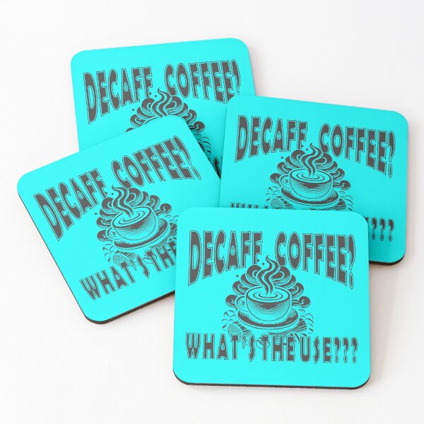 Item preview, Funny Anti‑Decaf Design – Vintage Coffee Cup for Light Colors designed and sold by White Buffalo Art.