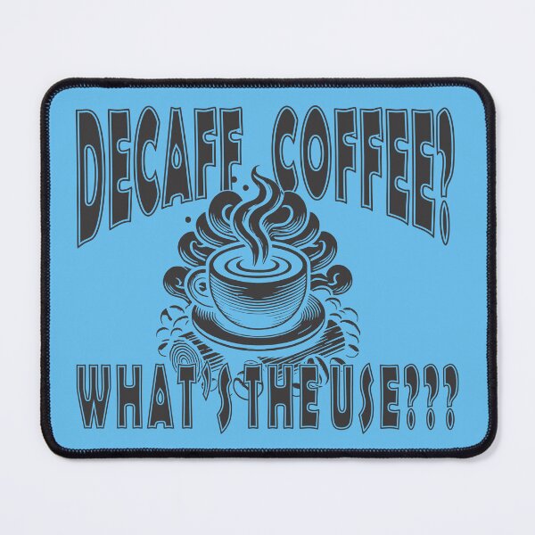 Item preview, Funny Anti‑Decaf Design – Vintage Coffee Cup for Light Colors designed and sold by White Buffalo Art.