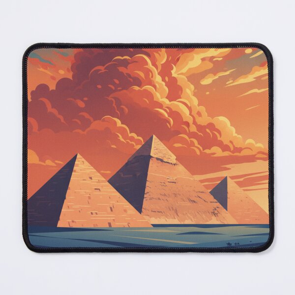 Item preview, Pyramids of Giza at Dramatic Sunset designed and sold by HeyHas.