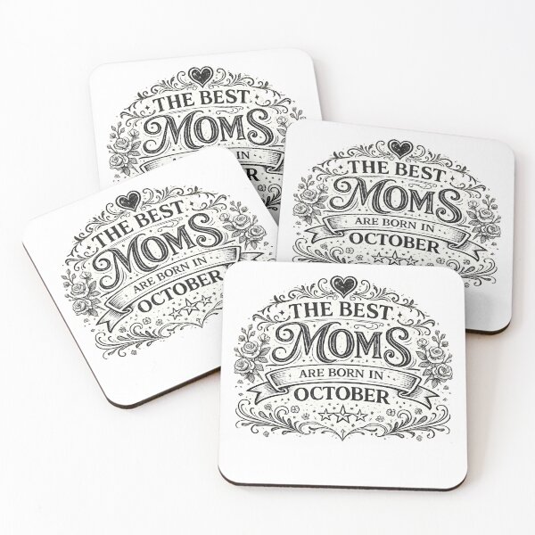 Item preview, The Best Moms Are Born In October – October Birthday Mom Gift Vintage designed and sold by Szapeee.