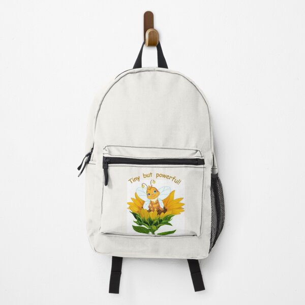 Item preview, Mighty Little Bee - 'Tiny but powerful' Art Print designed and sold by HALYNA070824.