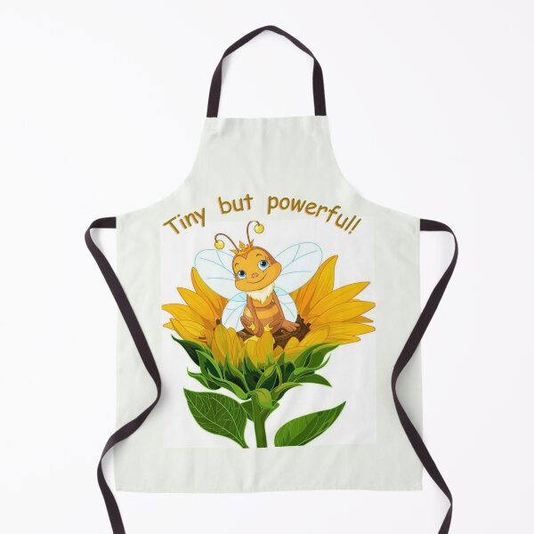 Item preview, Mighty Little Bee - 'Tiny but powerful' Art Print designed and sold by HALYNA070824.