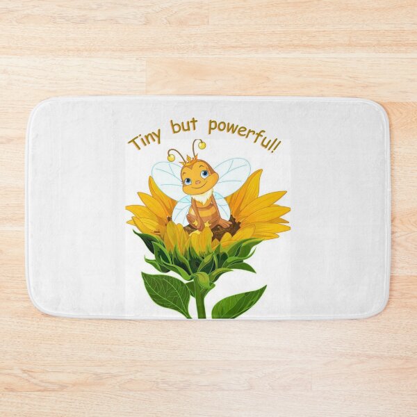 Item preview, Mighty Little Bee - 'Tiny but powerful' Art Print designed and sold by HALYNA070824.