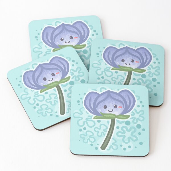 Item preview, Sweet Pea Flower with Smiley Face designed and sold by Khotekmei.