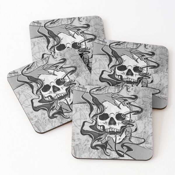 Item preview, Vampire Skull With Smoke - Street Art Style Sketch designed and sold by STYR-A.