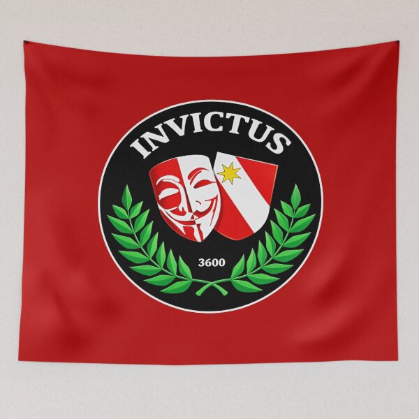 Item preview,  Red White Boys Invictus Thun designed and sold by canvasriddle.