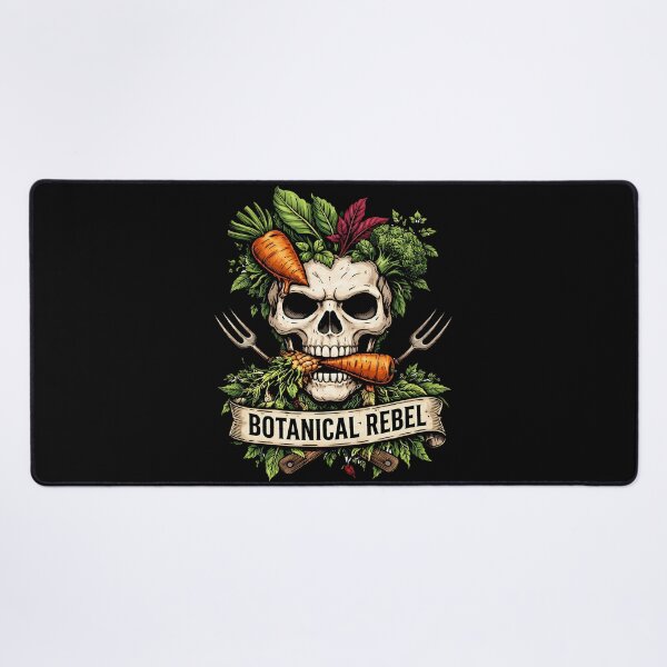 Item preview, Vegan Skull Flower Crown Plant Punk designed and sold by Cat-butt-shirts.