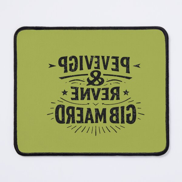 Item preview, Upside Down Dream Big Never Give Up Quote Design | Motivational Mirror Typography designed and sold by Sanika arts .