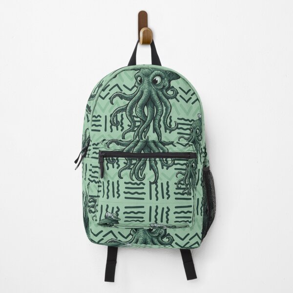 Item preview, Cthulhu with mystical motifs - Bogolan Mandala style designed and sold by Wolagno.