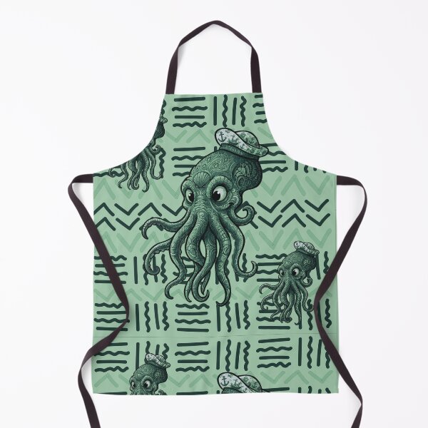 Item preview, Cthulhu with mystical motifs - Bogolan Mandala style designed and sold by Wolagno.