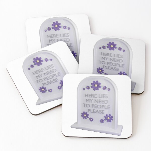 Item preview, HERE LIES MY NEED TO PEOPLE PLEASE designed and sold by CHRDX.