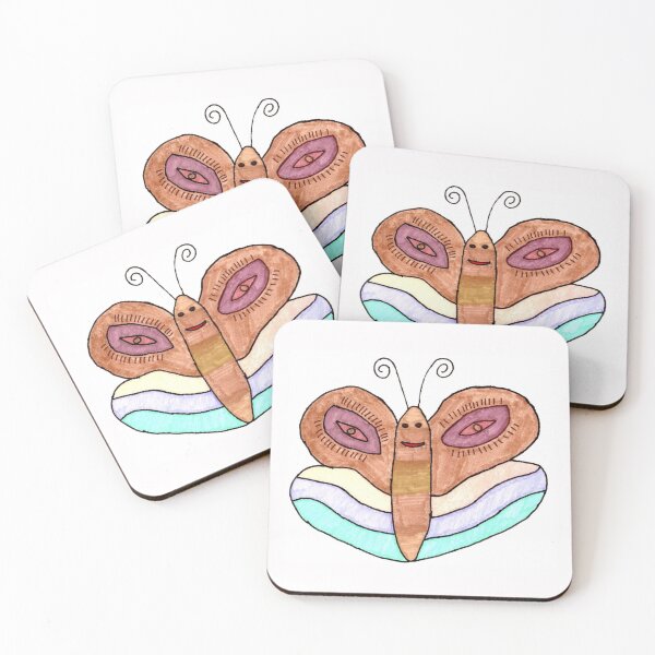 Item preview, self-painted colorful butterfly designed and sold by Mellis-Welt.