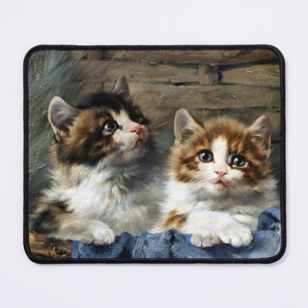 Item preview, Two Kittens in a Basket - Julius Adams designed and sold by Jon-Baran.