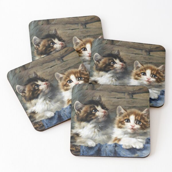 Item preview, Two Kittens in a Basket - Julius Adams designed and sold by Jon-Baran.