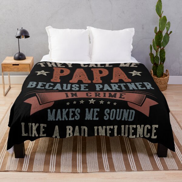 Item preview, They Call Me Papa Because Partner In Crime Funny Grandpa Humor Design designed and sold by NgumohaLanke.