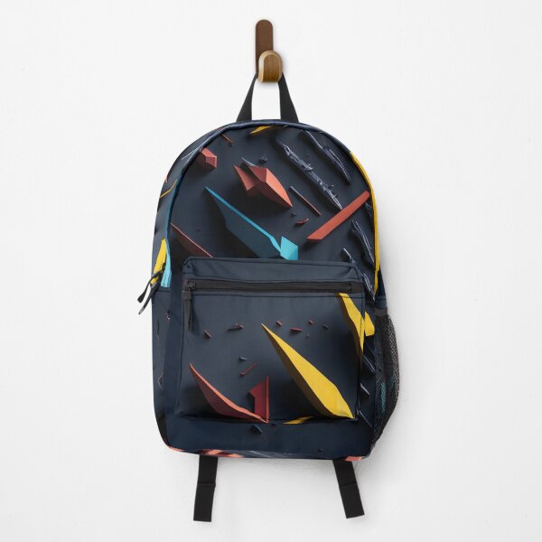 Item preview, Explosive Geometric Abstraction - Futuristic Shattered Symmetry in Bold Colors designed and sold by Peter Kraaibeek Art Gallery.