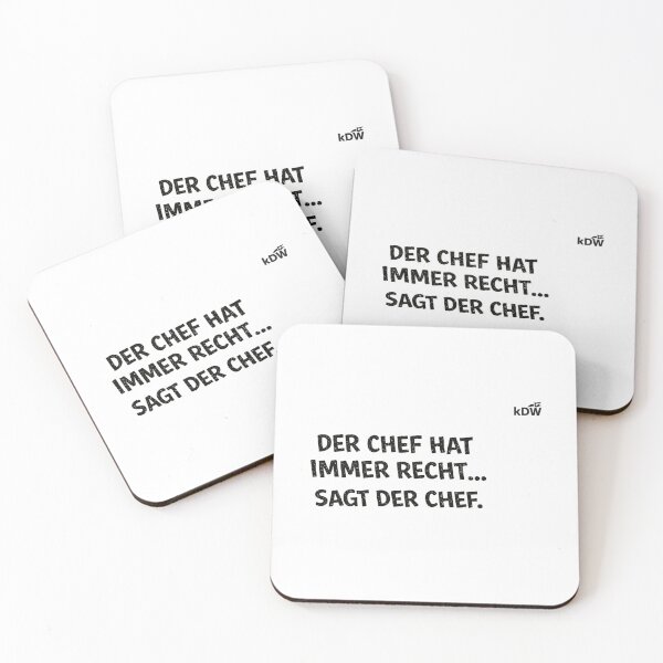 Item preview, DER CHEF HAT IMMER RECHT… SAGT DER CHEF. designed and sold by KostDesingWork.