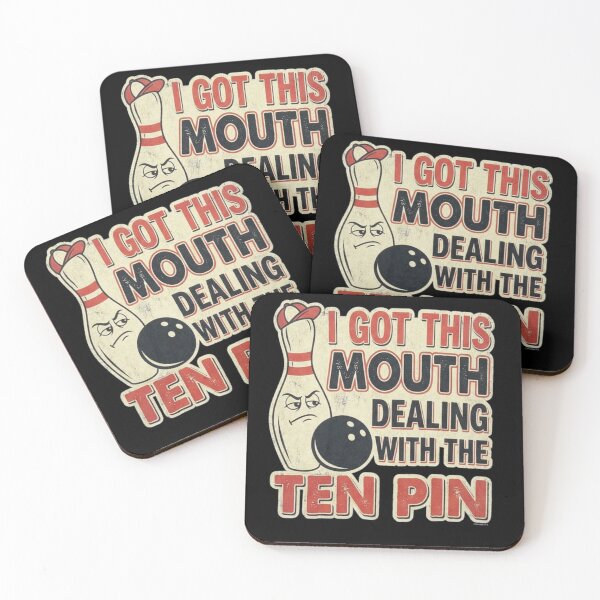 Item preview, I Got This Mouth Dealing With The Ten Pin Funny Bowling designed and sold by Ali-printshop.