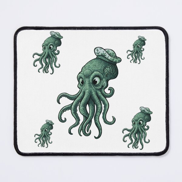 Item preview, Cthulhu with mystical motifs - Mandala style designed and sold by Wolagno.