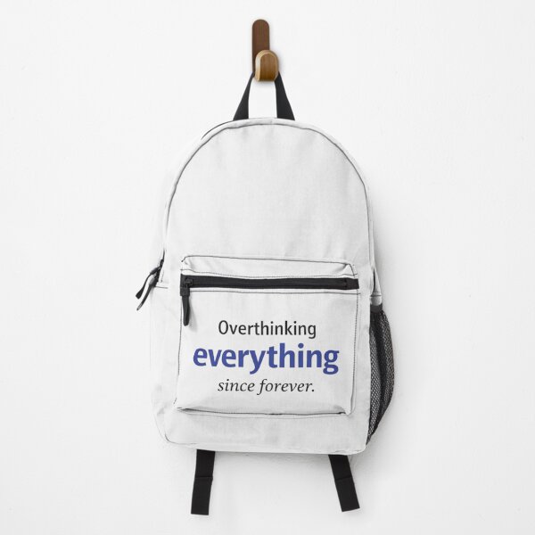 Item preview, Overthinking Everything Since Forever Shirt, Anxiety Relatable Tee, Minimalist Mental Health Design designed and sold by Amr Darwish Graphic designer.