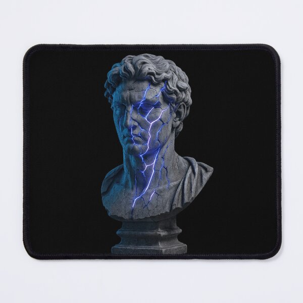 Item preview, Broken Future Statue – Neon Urban Art ⚡? designed and sold by Furiyo.
