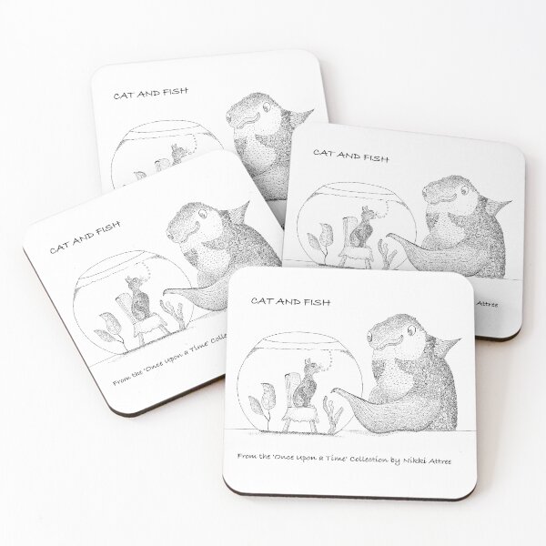 Item preview, Cat and Fish designed and sold by Nikki Attree.