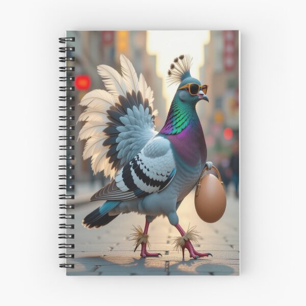 Item preview, DolledUp Pigeon in ostrich disguise – surreal chic & urban fantasy for lovers of visual wit designed and sold by FotoworldEdel.