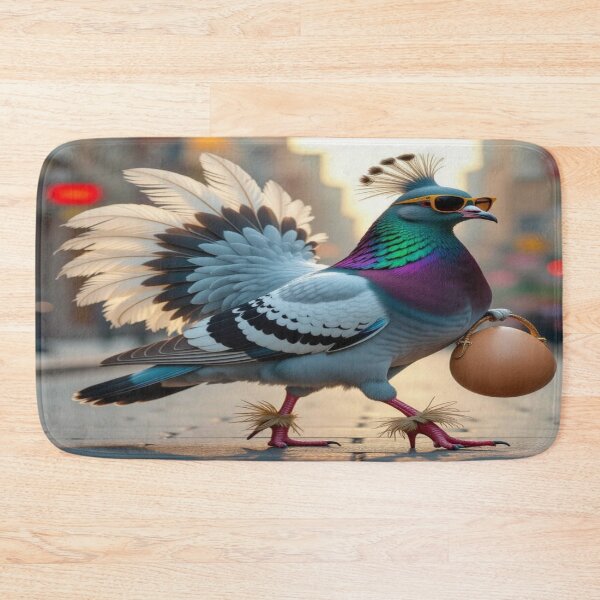Item preview, DolledUp Pigeon in ostrich disguise – surreal chic & urban fantasy for lovers of visual wit designed and sold by FotoworldEdel.