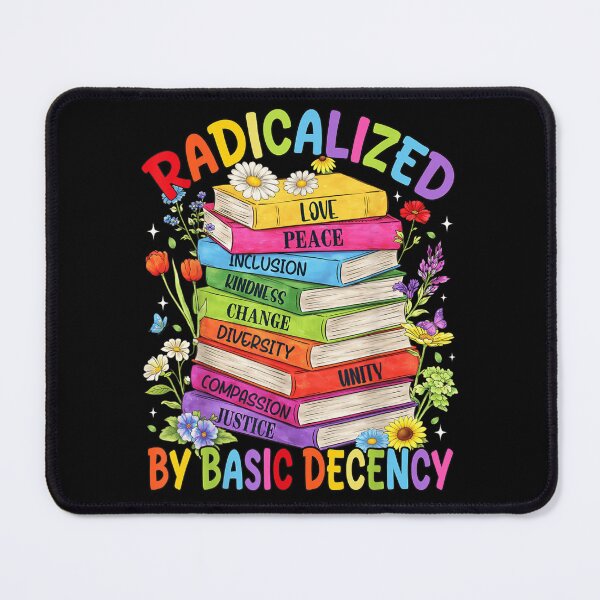 Item preview, Radicalized By Books Love Peace Inclusion Kindness Reading Design designed and sold by NgumohaLanke.