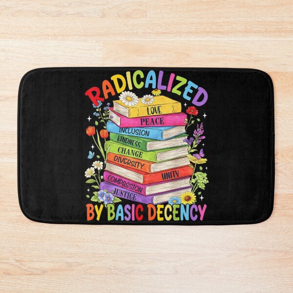 Item preview, Radicalized By Books Love Peace Inclusion Kindness Reading Design designed and sold by NgumohaLanke.