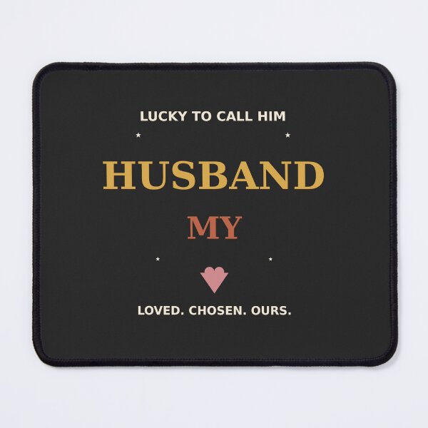 Item preview, Lucky to Call Him Husband Minimal Design designed and sold by EventPulse.