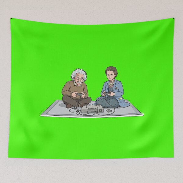 Item preview, Great Minds Gaming - Einstein & Curie Retro Console - RAL Archive designed and sold by RewindArtLab.