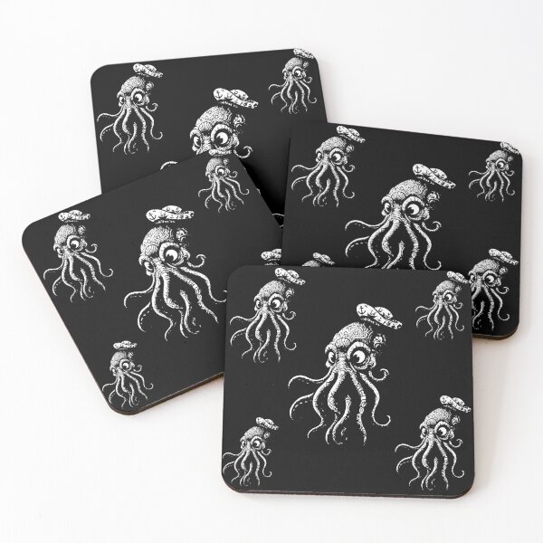 Item preview, Cthulhu with mystical motifs - Cute cartoon style designed and sold by Wolagno.