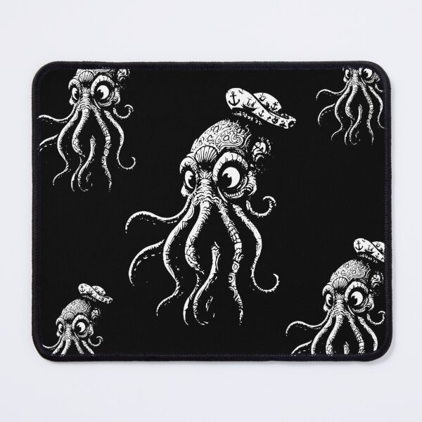 Item preview, Cthulhu with mystical motifs - Cute cartoon style designed and sold by Wolagno.