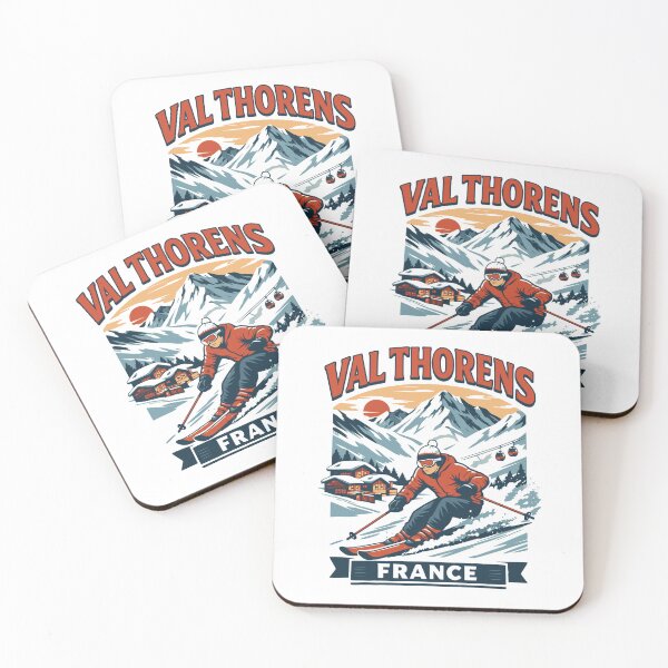 Item preview, Val Thorens France Ski Retro Mountain Graphic designed and sold by JackCurtis1991.
