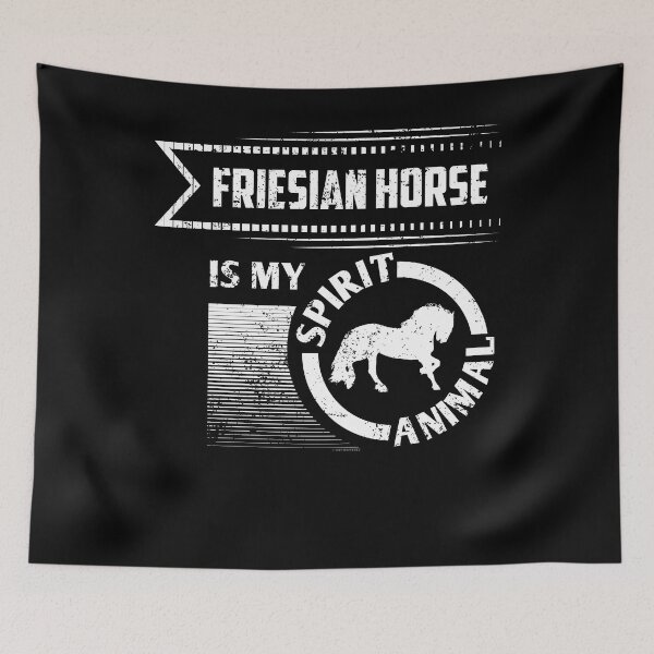 Artikelvorschau, Friesian Horse Shirt Mein Geist Animal Equestrian Apparel entworfen und verkauft von shoppzee.